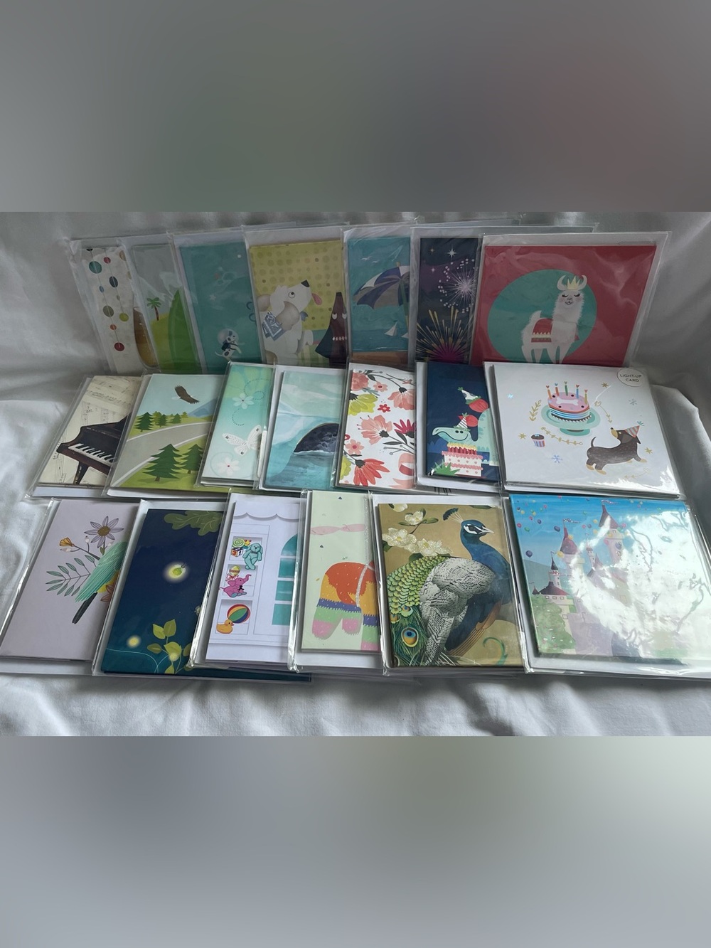 20 New Assorted Illustrated Pop Up Birthday Cards